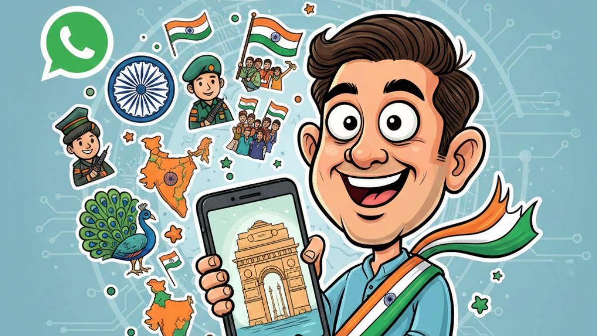 Republic Day 2026 AI stickers: How to make and send on WhatsApp groups in ...