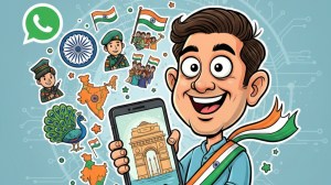republic day whatsapp stickers