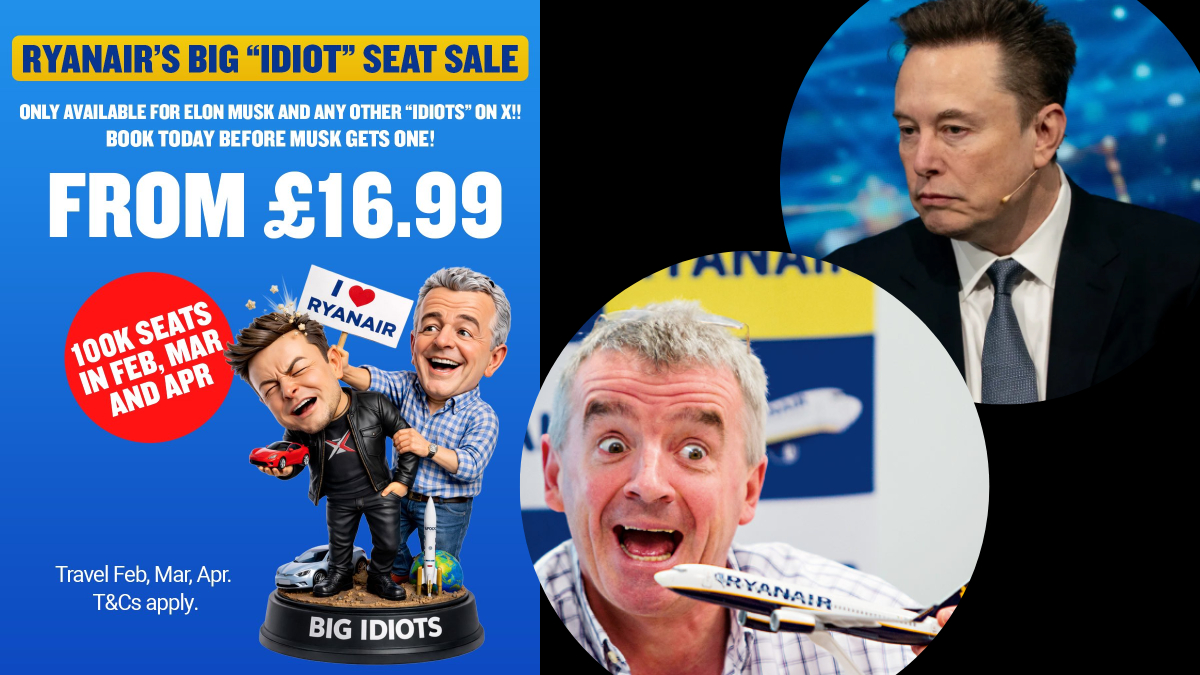 Ryanair vs Elon Musk feud Ryanair vs Elon Musk feud