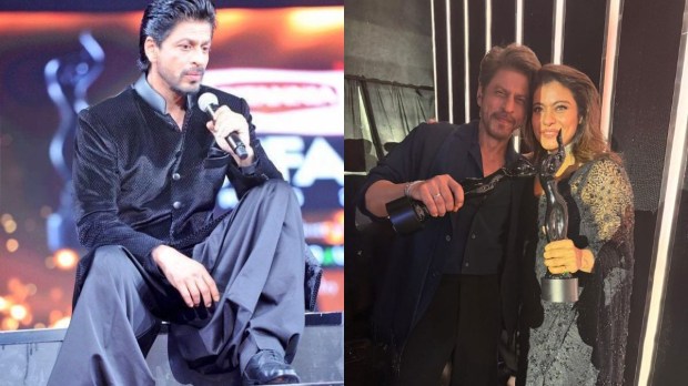 Years apart, black still remained Shah Rukh Khan's colour. 