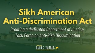 Sikh American anti discrimination act - DOJ task force
