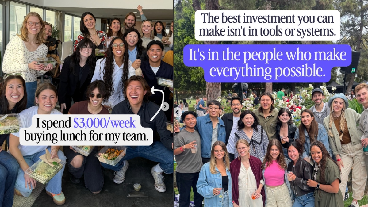 ‘Culture isn’t about unlimited paid time off’: CEO who spends $3,000 a week on team lunch