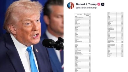 Trump’s immigrant welfare chart covers 120 countries — why India is absent as China, Pakistan appear