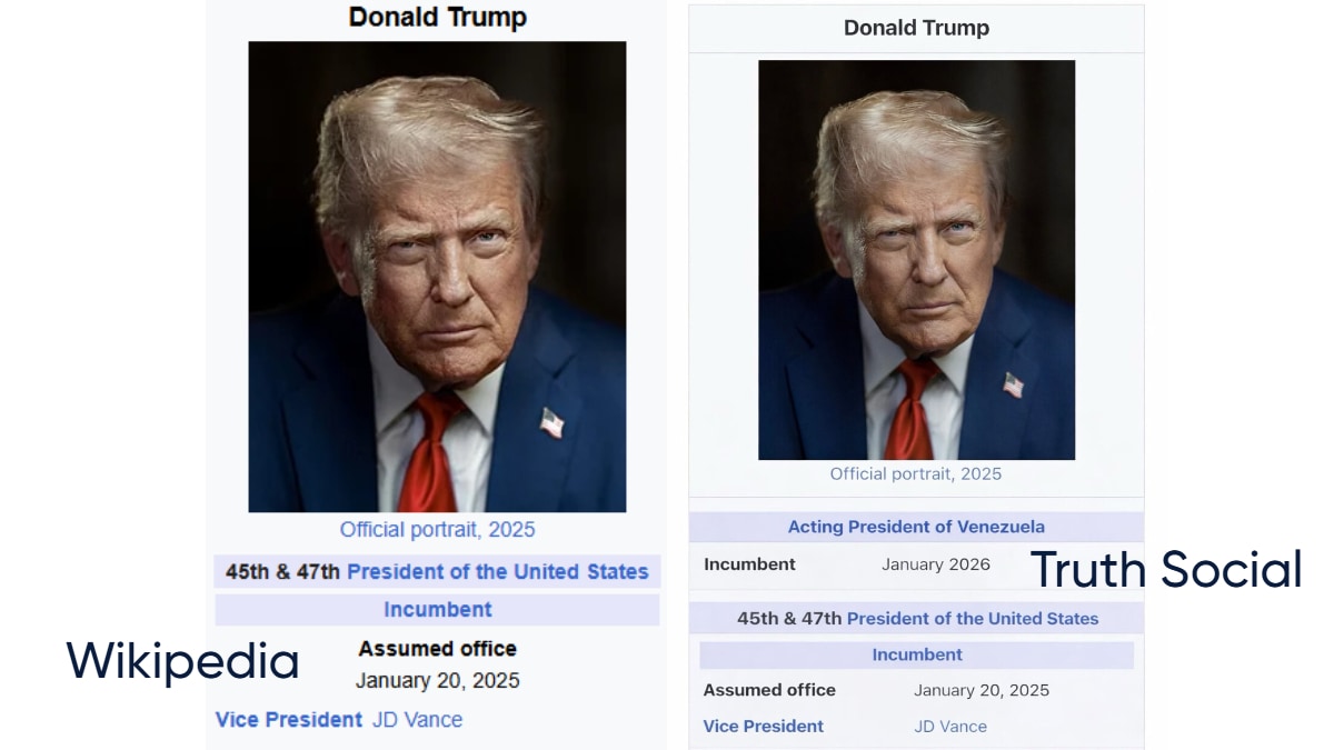 Trump Venezuela Truth social