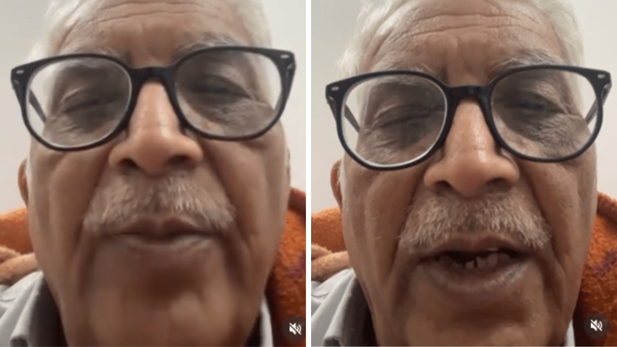70-year-old Vinod Kumar Sharma from Uttar Pradesh in his first viral Instagram vlog
