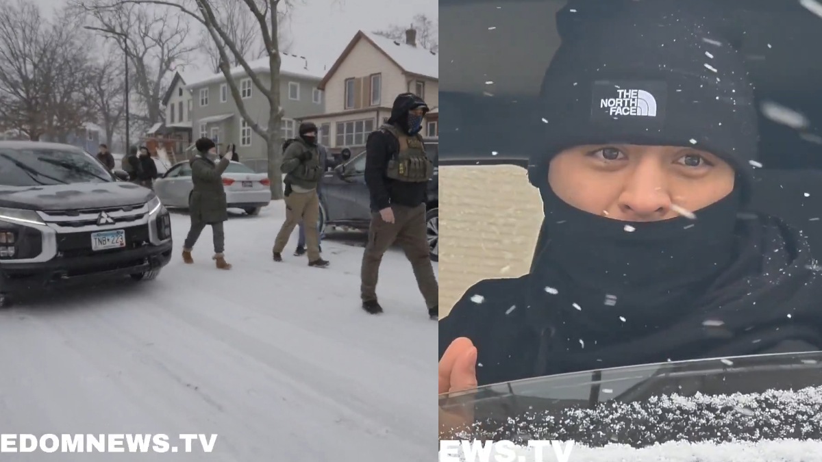 Viral video ICE Minnesota protest