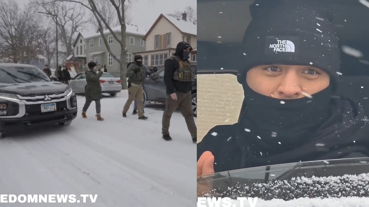 Viral video ICE Minnesota protest