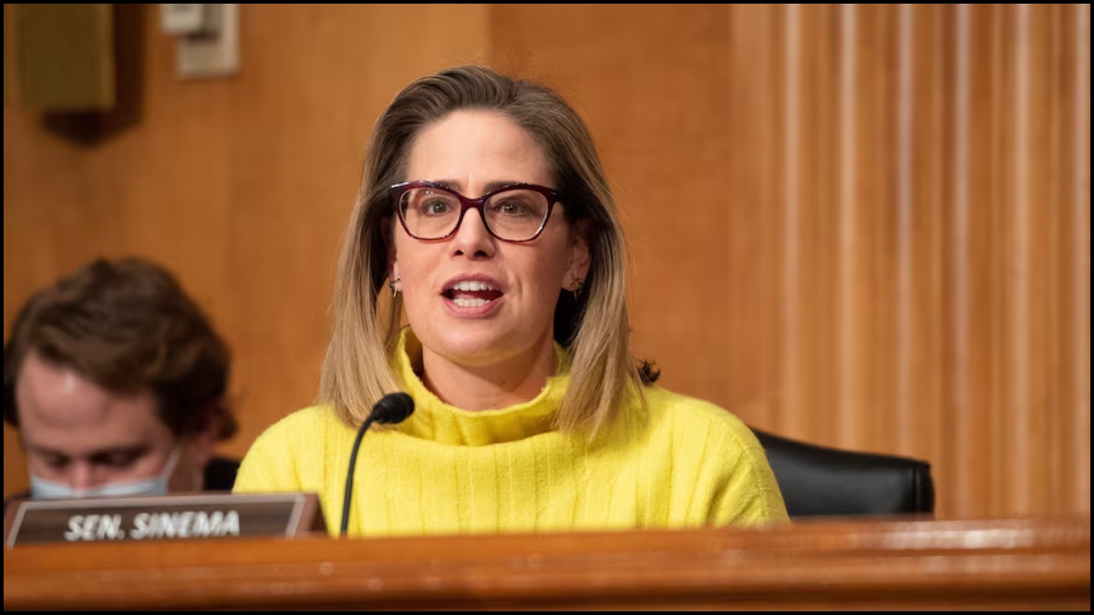 Former US Senator Kyrsten Sinema (Image source: Reuters) Former US Senator Kyrsten Sinema (Image source: Reuters)