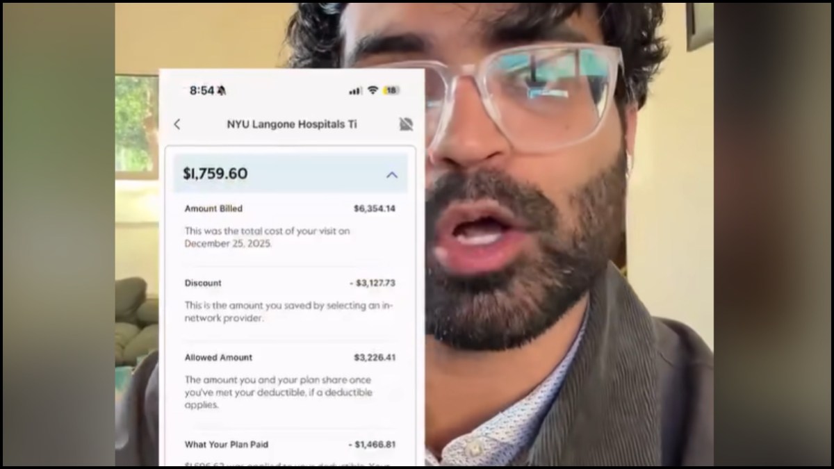 Indian Man Pays ₹1.65L for 1.5-Hour US Hospital Visit