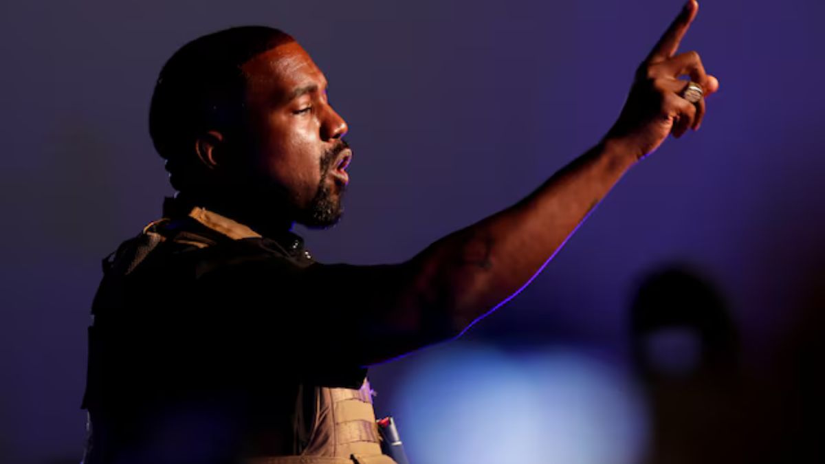 American rapper Kanye West is rumoured to perform in India in April 2026. (Image source: Reuters)