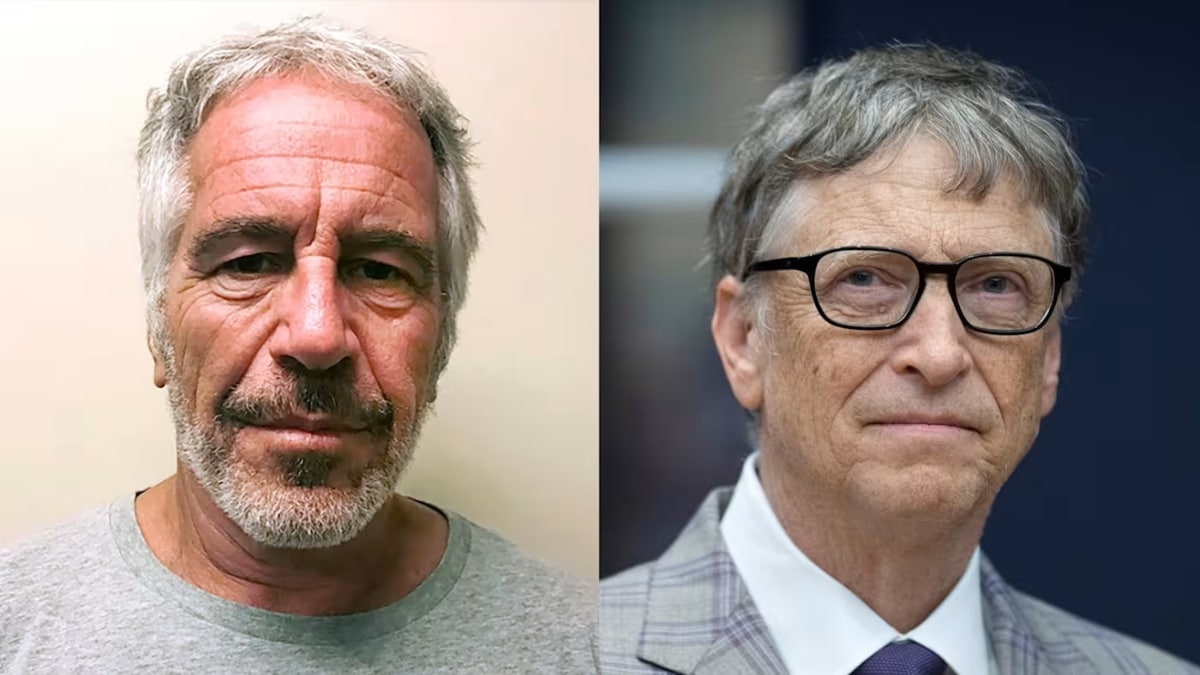 Late sex offender Jeffrey Epstein (left) and Microsoft co-founder Bill Gates (right) Late sex offender Jeffrey Epstein (left) and Microsoft co-founder Bill Gates (right)