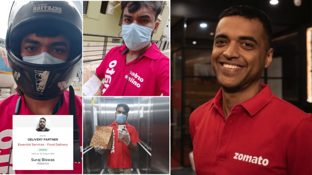 “I stand with Zomato. I stand with Deepinder. And I say this as someone who has lived this life. In 2020–21, before college really took off and before I started Assessli, I was a Zomato delivery partner in Bangalore,” Suraj Biswas wrote in a long post on LinkedIn. “I stand with Zomato. I stand with Deepinder. And I say this as someone who has lived this life. In 2020–21, before college really took off and before I started Assessli, I was a Zomato delivery partner in Bangalore,” Suraj Biswas wrote in a long post on LinkedIn.