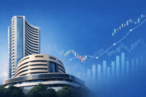 Markets rally in late trade: Nifty closes at 23,400 after choppy session; Sensex ends up 900 points