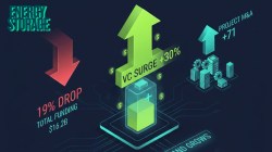 Energy storage funding slips 19% in 2025, but VC bets surge 30% as grid demand grows