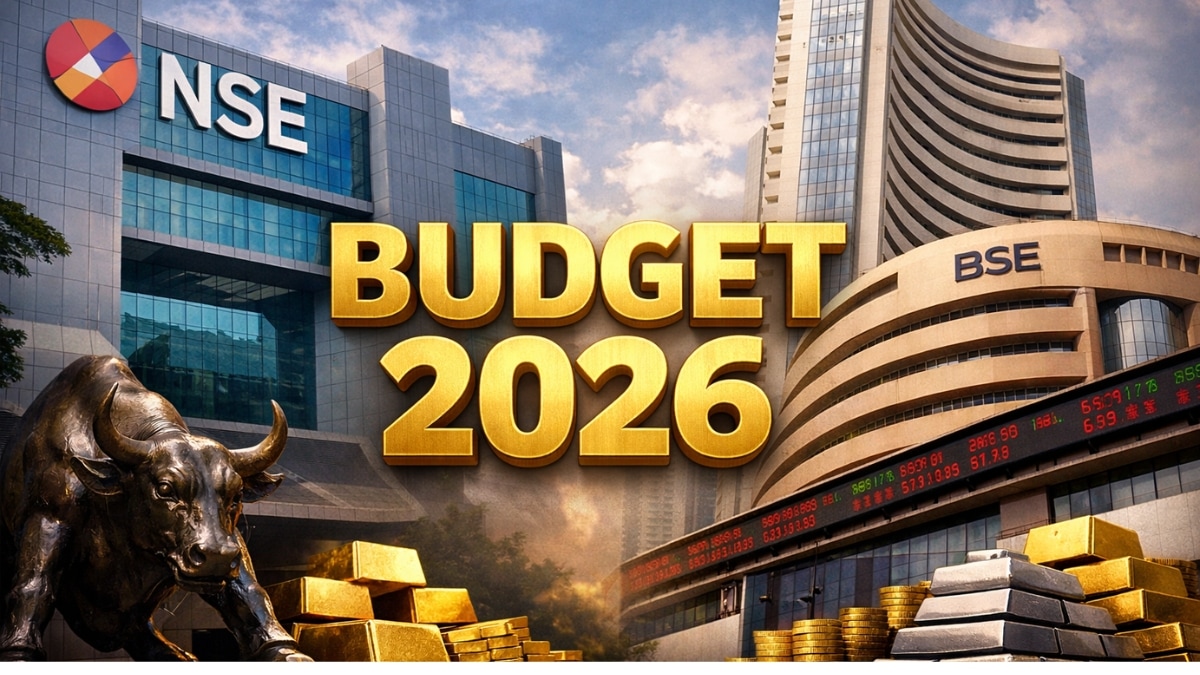 A summary infographic showing the crash in gold and silver prices, the rise in the US Dollar Index, and key Nifty support levels ahead of the Union Budget 2026.