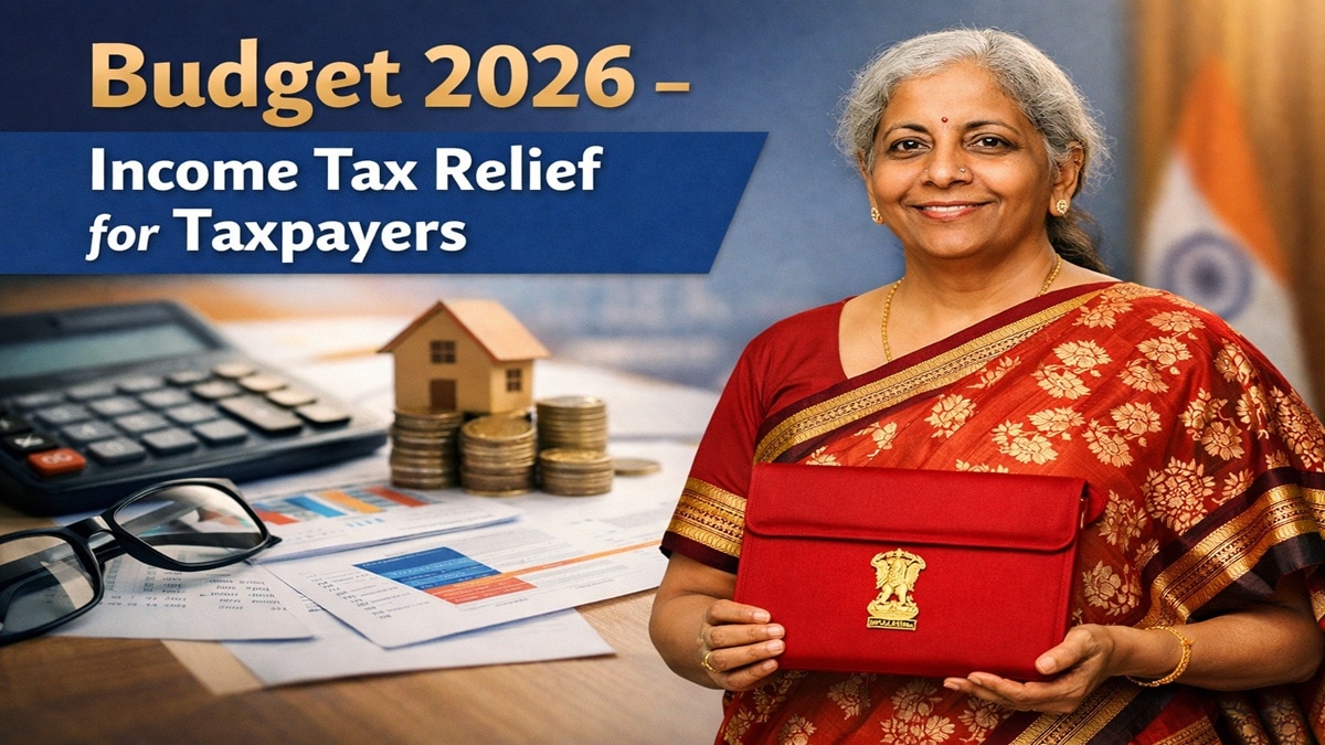 Income Tax Slabs Union Budget 2026, New Income Tax Slabs and Rates 2026-27: Budget 2026 is in sharp focus for middle-class and salaried taxpayers as Finance Minister Nirmala Sitharaman presents the Union Budget today. After nil income tax up to Rs 12.75 lakh under the new tax regime, taxpayers are expecting further clarity on income tax slabs, Section 87A rebate, standard deduction and the future of the old tax regime.