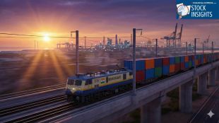 CONCOR share analysis, Container Corporation of India stock, DII stake increase Q3FY26, Nifty PSE index returns, Western Dedicated Freight Corridor impact, JNPT DFC link CONCOR, Indian Railways haulage charges, EXIM cargo logistics India, CMAS scheme 10000 crore, CONCOR double stack trains FY26, rail freight market share India, CONCOR valuation PE 30x, railway PSU stock analysis, DII buying railway stocks