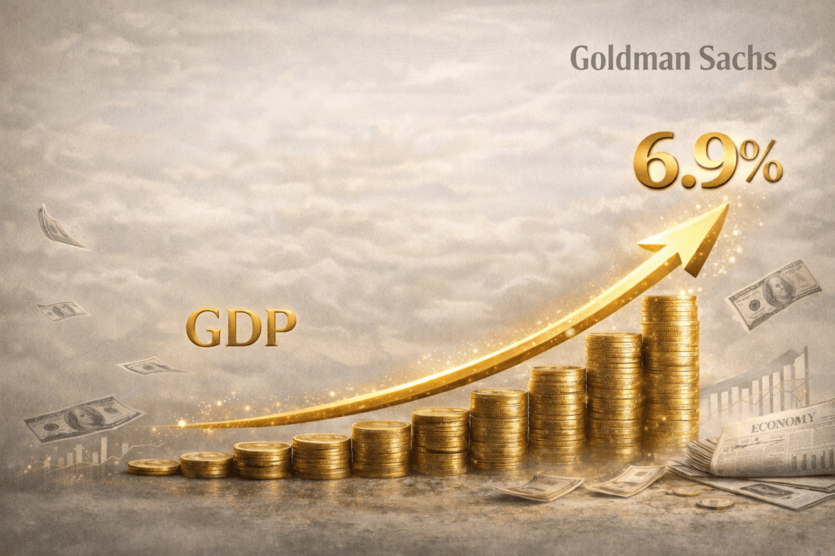 Goldman Sachs raises India GDP growth forecast to 6.9% Goldman Sachs raises India GDP growth forecast to 6.9%