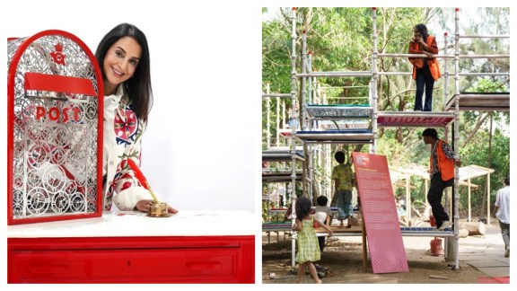 Ayush Kasliwal's The Charpai Project, on display at the India Art Fair, transforms an everyday object into a shared space for connectivity and Sonal Ambani’s The Last Stamp references the quiet disappearance of public postboxes