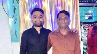 Indian cricketer **Rinku Singh** seen during a match as he mourns the passing of his father after a battle with stage-four cancer in Greater Noida, Uttar Pradesh.