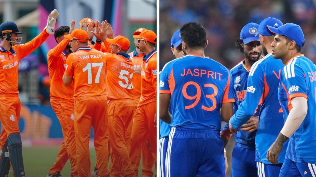 India vs Netherlands: Check put the playing 11s of both sides competing in match 37 of the ICC T20 World Cup 2026. Also read the pitch report and weather forecast of Ahmedabad