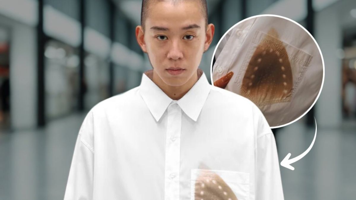 Luxury brand sells ‘iron burn’ shirt for Rs 1 Lakh, leaves netizens in splits Luxury brand sells ‘iron burn’ shirt for Rs 1 Lakh, leaves netizens in splits