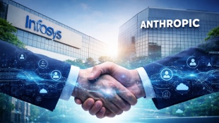 infosys share price today, nifty it index, infosys anthropic deal news