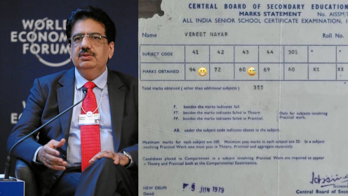 ‘Half the CEOs would be unemployed…’: Ex-HCLTech CEO shares his board exam marksheet with a message for students