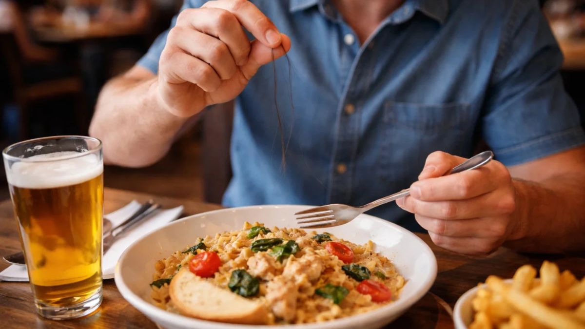 In the video posted by the restaurant, members of the group could be seen licking the plates with their tongue while holding the utensil directly in front of their mouth. In the video posted by the restaurant, members of the group could be seen licking the plates with their tongue while holding the utensil directly in front of their mouth.