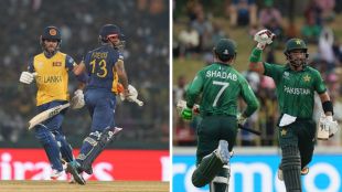 PAK vs SL SUPER 8, T20 World Cup 2026 AI Prediction: Image showing Pakistan and Sri Lanka players as AI tools Google Gemini and ChatGPT predict Men in Green's semi-final qualification chances.