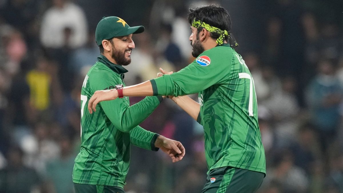 PAK vs USA highlights: Usman Tariq and Salman Ali Agha of Pakistan celebrate after beating USA by 32 runs at the SSC Colombo in T20 World Cup, 2026 PAK vs USA highlights: Usman Tariq and Salman Ali Agha of Pakistan celebrate after beating USA by 32 runs at the SSC Colombo in T20 World Cup, 2026