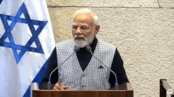 PM Modi Israel Visit Live Updates: PM Modi conferred with Speaker of the Knesset Medal after historic speech