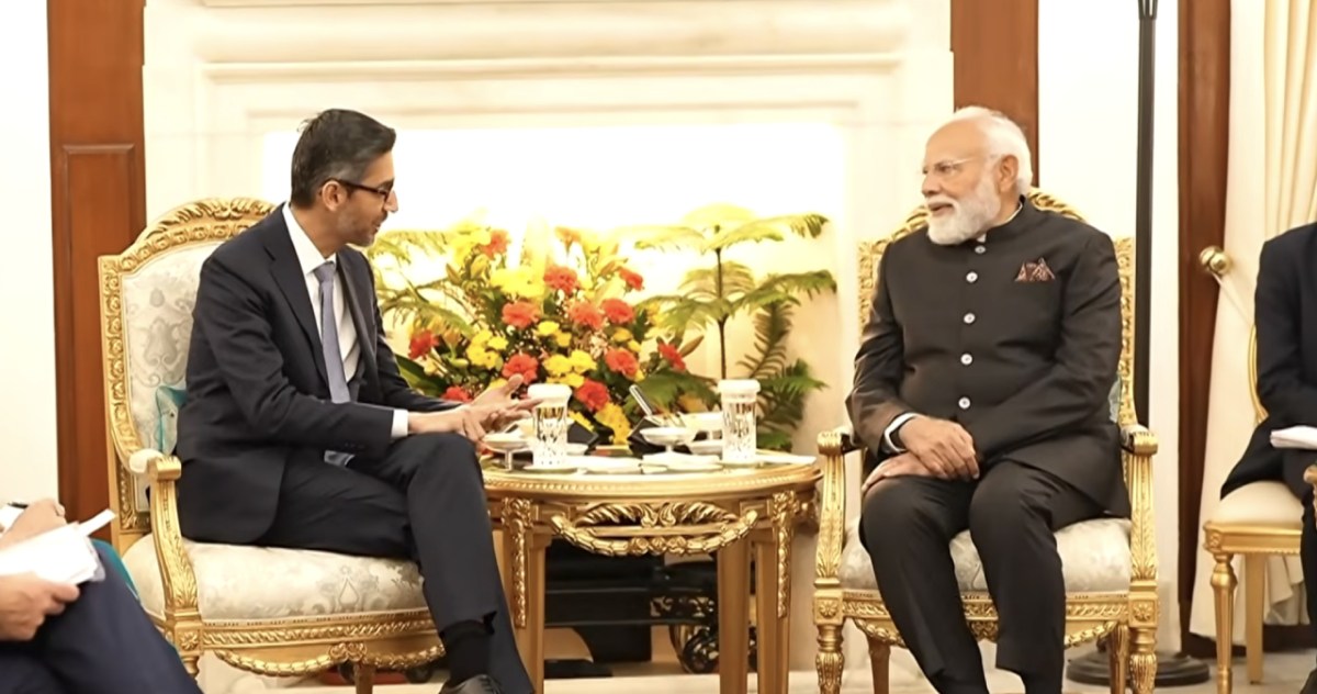 Sundar Pichai Narendra Modi Sundar Pichai Narendra Modi