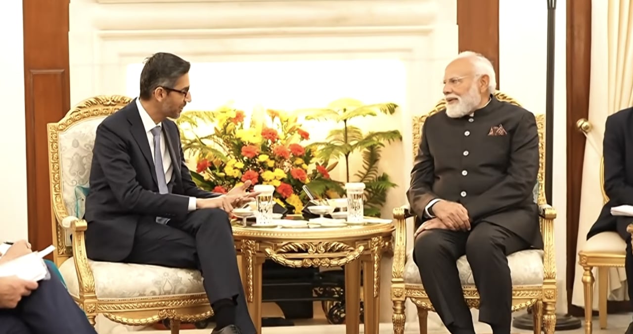 Sundar Pichai Narendra Modi Sundar Pichai Narendra Modi