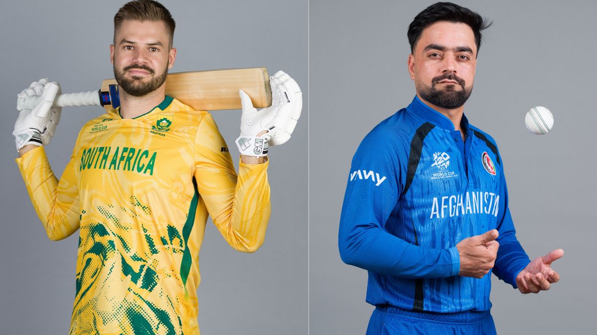 South Africa and Afghanistan players gear up for a high-stakes clash in the ICC Men’s T20 World Cup 2026 at the Narendra Modi Stadium, Ahmedabad. (Image: X). South Africa and Afghanistan players gear up for a high-stakes clash in the ICC Men’s T20 World Cup 2026 at the Narendra Modi Stadium, Ahmedabad. (Image: X).