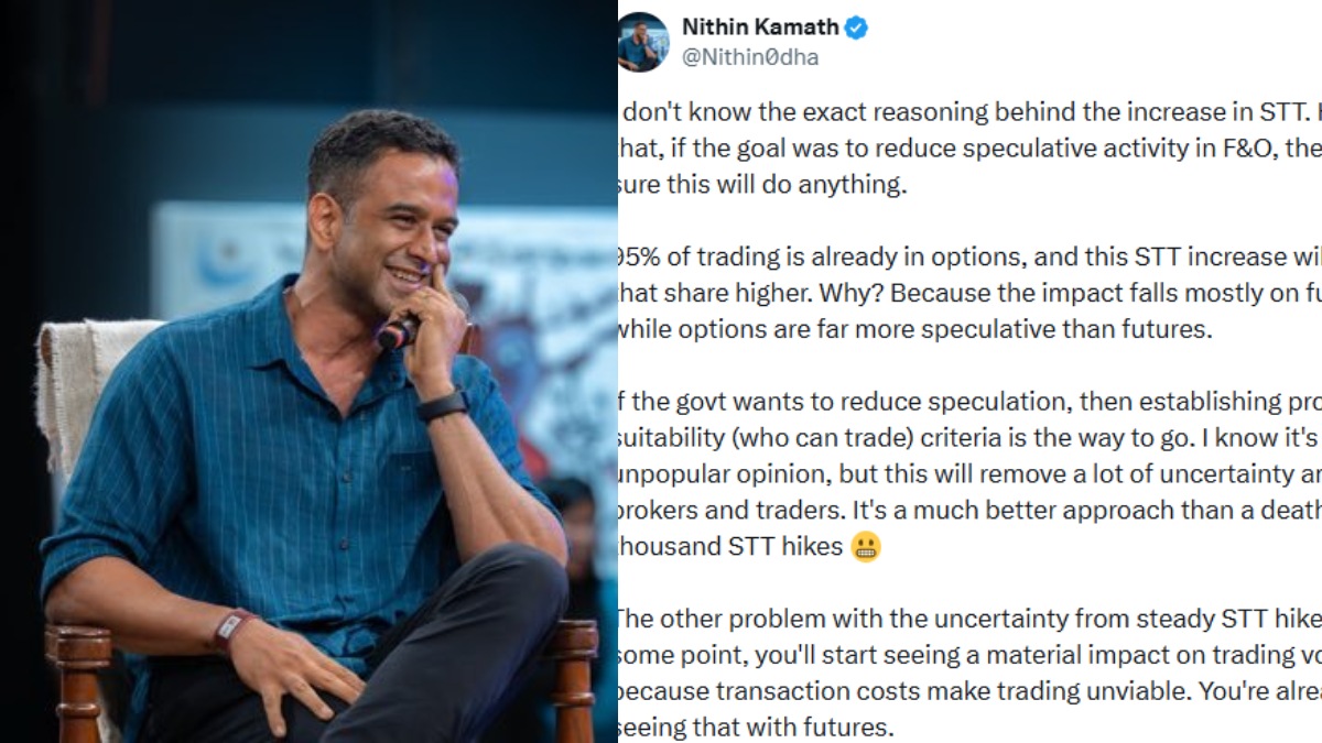 Such an approach, he argued, would reduce uncertainty for both brokers and traders and be more effective than “death by a thousand STT hikes”.