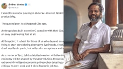 Bhagavad Gita app built with AI prompts for $319—Zoho founder Sridhar Vembu says coders should ‘Consider other livelihoods’