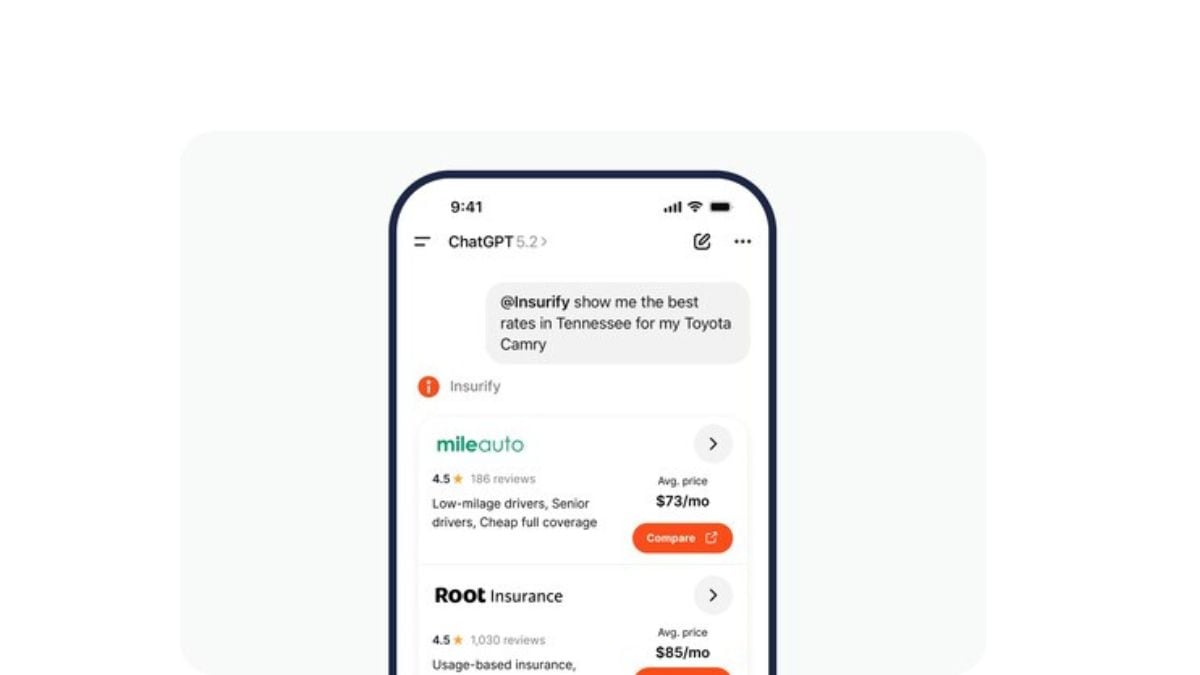 Insurify launches AI-powered ChatGPT app letting users explore and compare car insurance options