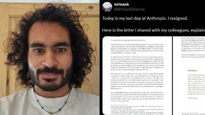 Meet Mrinank Sharma: Anthropic AI safety engineer who resigned, saying the world is falling part and in peril