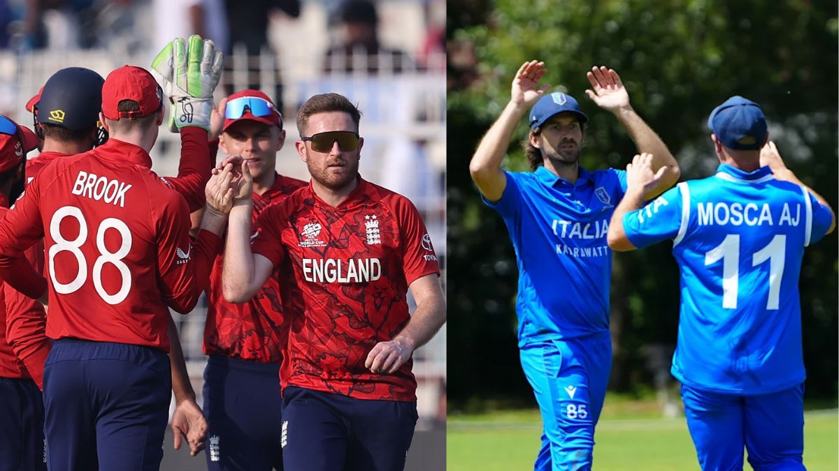England and Italy face off in a crucial Group C match at Eden Gardens during the ICC Men’s T20 World Cup 2026. (Image: X)
England and Italy face off in a crucial Group C match at Eden Gardens during the ICC Men’s T20 World Cup 2026. (Image: X)