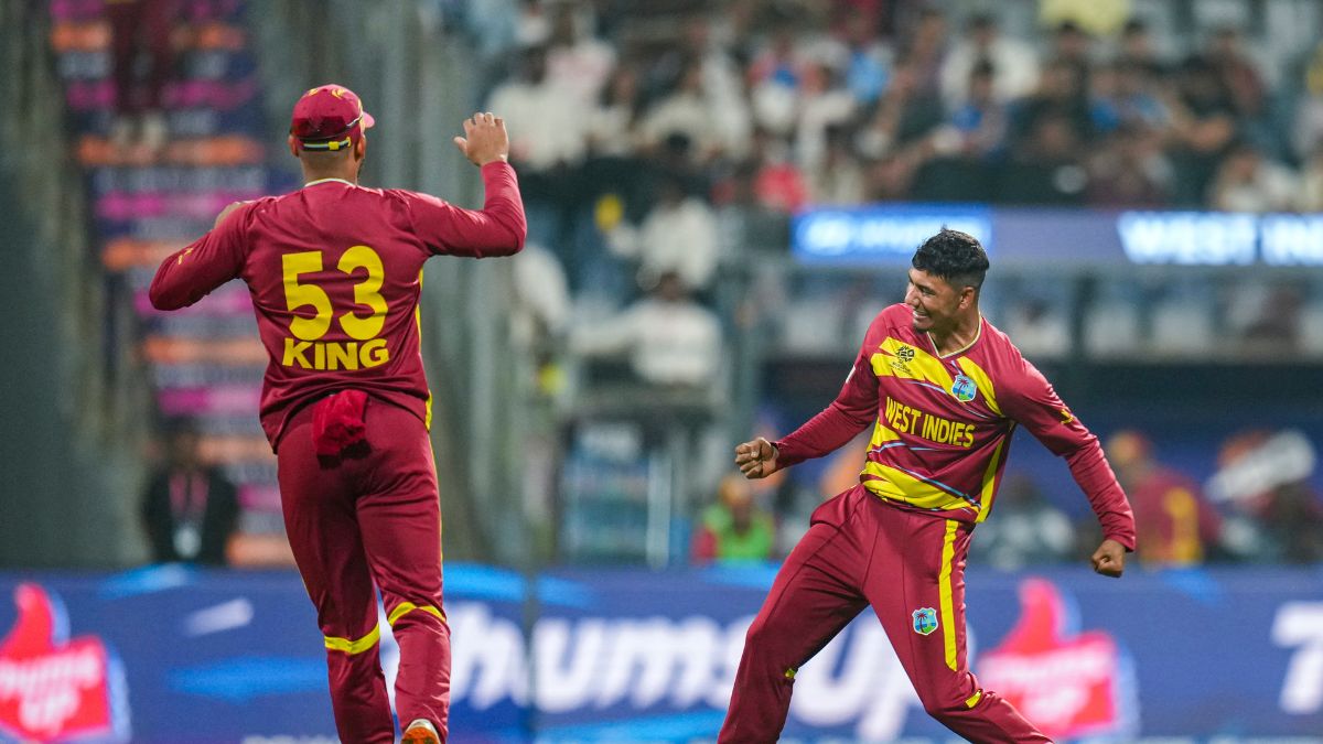 WI vs ZIM Highlights, T20 World Cup 2026: West Indies beat Zimbabwe by 107 runs to win their Super 8 match at the Wankhede Stadium in Mumbai. WI vs ZIM Highlights, T20 World Cup 2026: West Indies beat Zimbabwe by 107 runs to win their Super 8 match at the Wankhede Stadium in Mumbai.