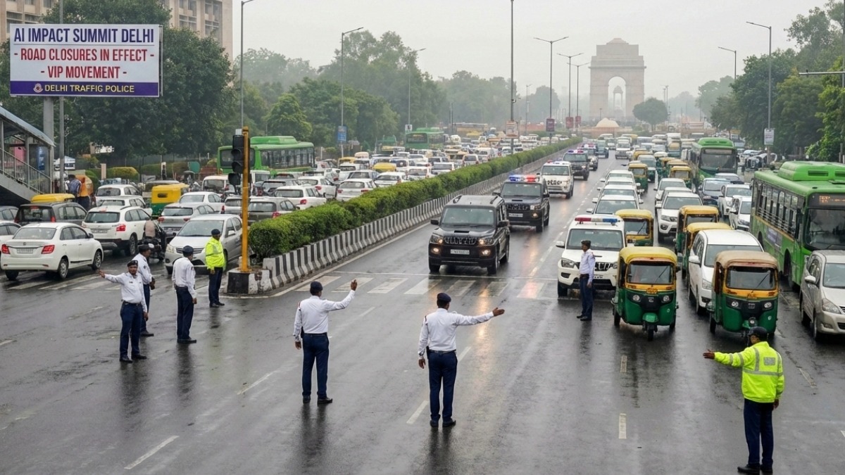 Delhi Traffic Police Issues Advisory as India AI Impact Summit 2026 Enters Final Day