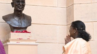 The bust of Chakravarti Rajagopalachari --- the first and only Indian Governor General of the independent nation --- has been placed at the Grand Open Staircase near Ashok Mandap.