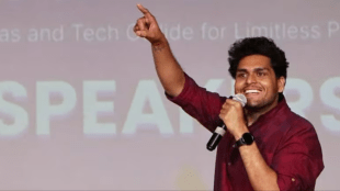 Akshay Saini, tech educator and founder of NamasteDev, who left his job at Uber to pursue teaching and content creation.