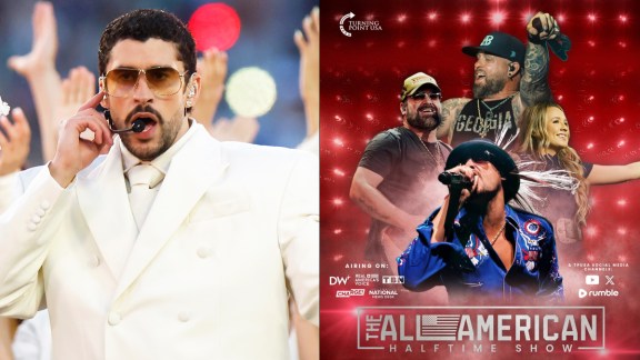 Bad Bunny vs Turning Point's Halftime Show