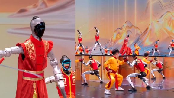Chinese robots Kung Fu