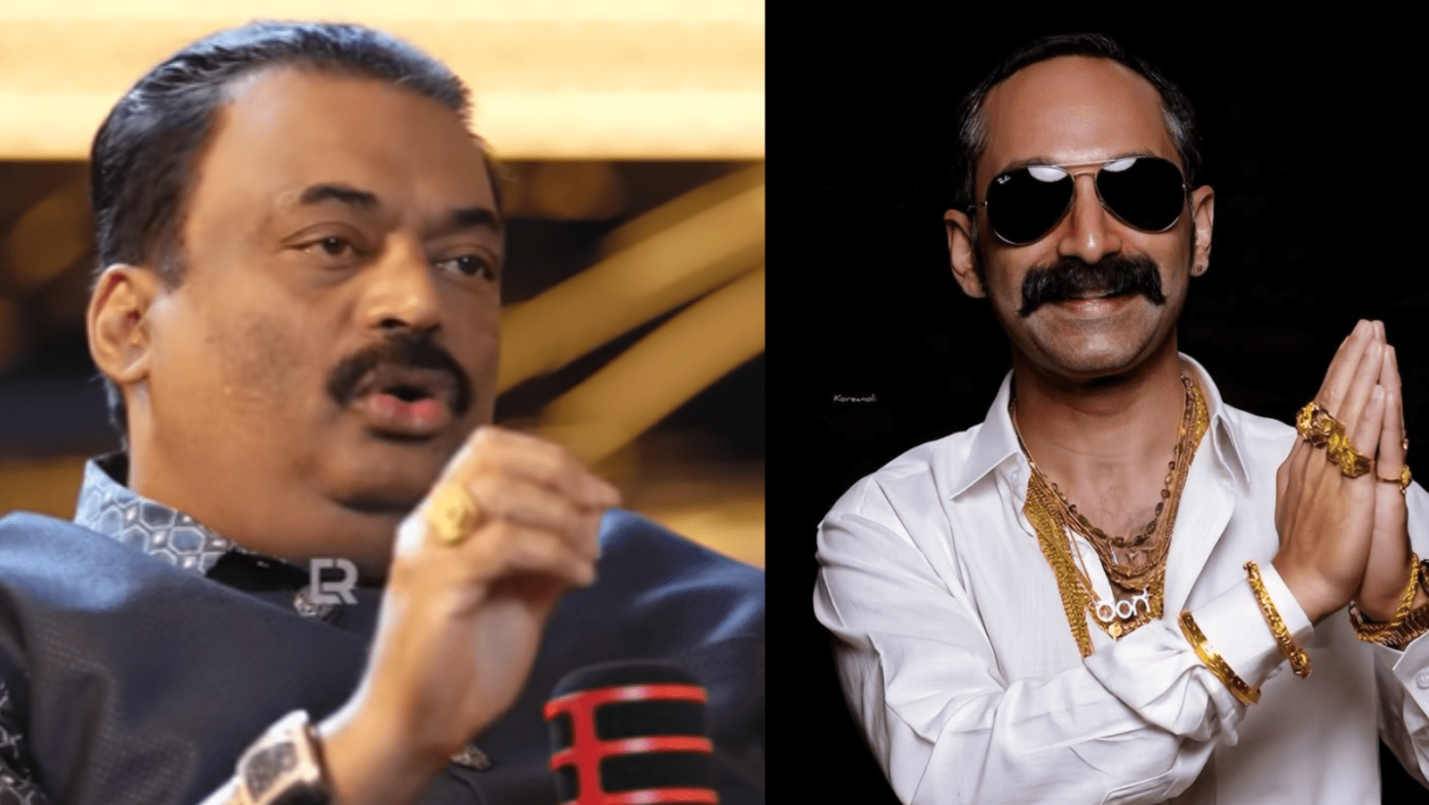  In the clip, Roy is asked about comparisons being drawn between him and Rangannan, a character from the popular Malayalam film Aavesham, played by Fahadh Faasil ( YouTube)