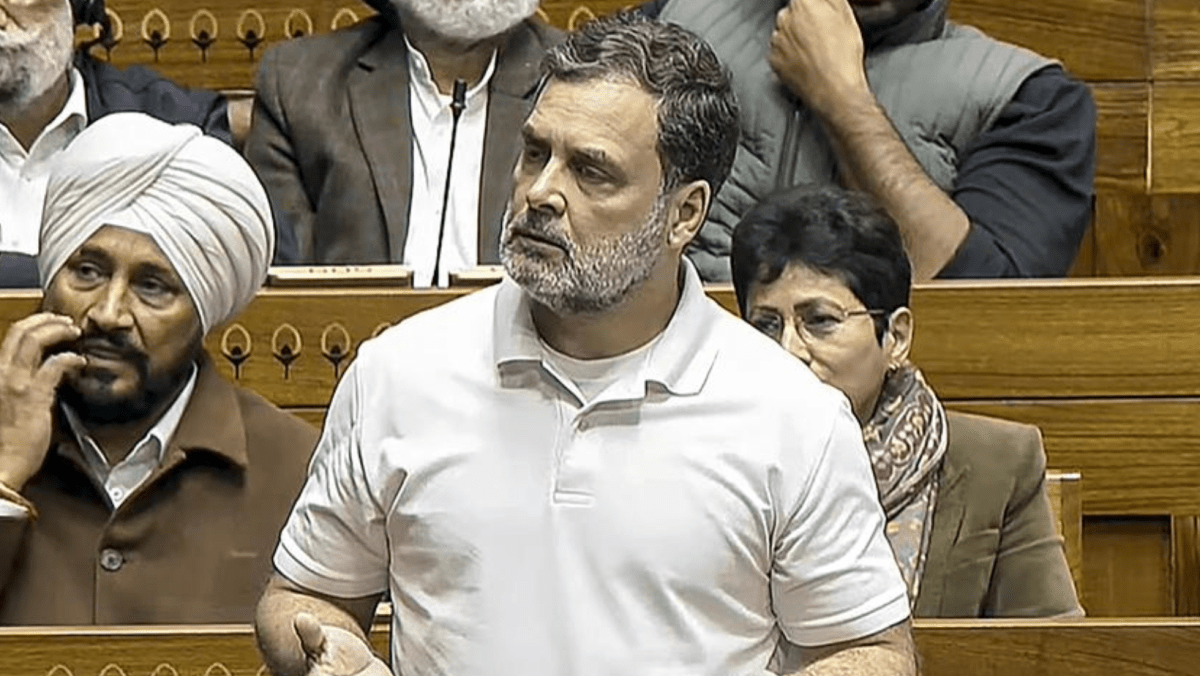 Using a simple comparison, Rahul Gandhi explained why India's data matters so much (PTI)