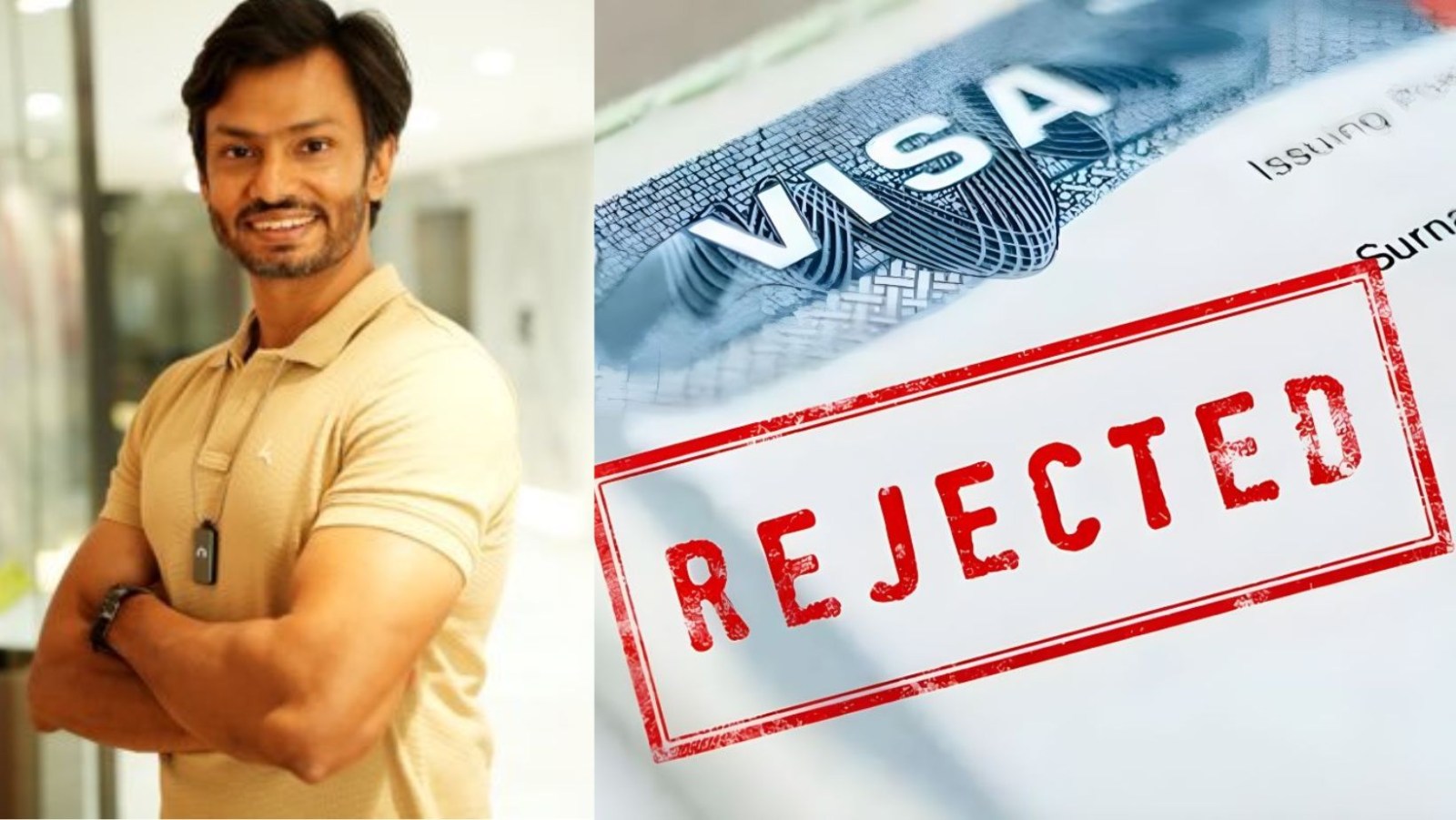 Yadav had planned to travel to the US for investor meetings and potential business partnerships for his startup, NeoSapien (X/Freepik)