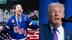 ‘Don’t overshadow our success’: Captain Hilary Knight calls Trump’s invite to US women’s hockey team ‘distasteful joke’